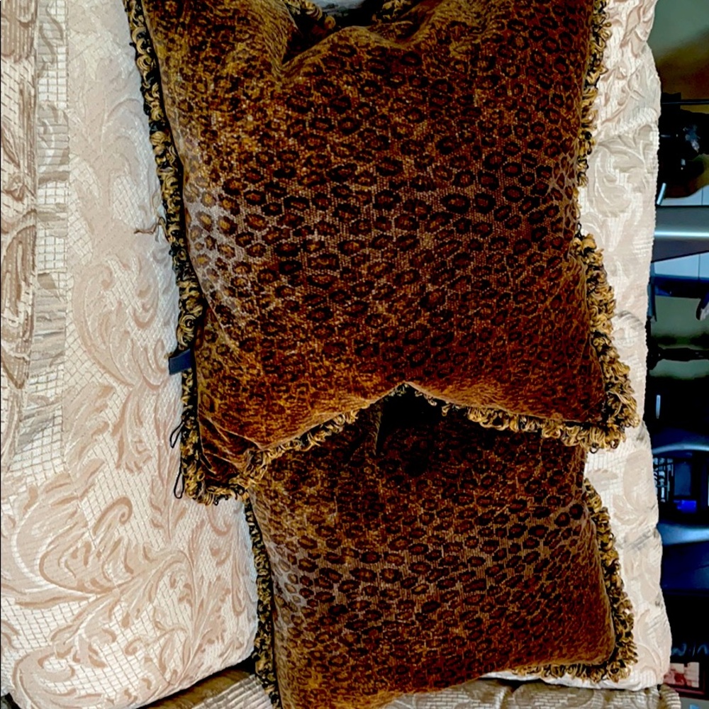 Decorative throw pillows